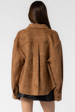 Oversized Faux Suede Shacket