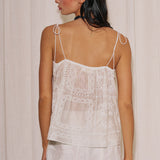 Silk Floral Cami Top and Pant Set