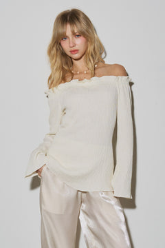 Ruffle Off Shoulder Top