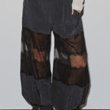 Balloon Pant With Lace Detail