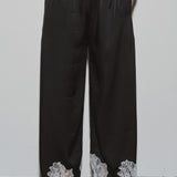 Woven Pant With Lace Detail