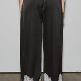 Woven Pant With Lace Detail