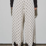 Satin Relaxed Polkadot Pant