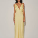 Satin Maxi Dress