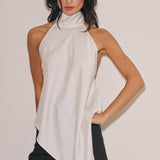 Satin Halter Neck Top
