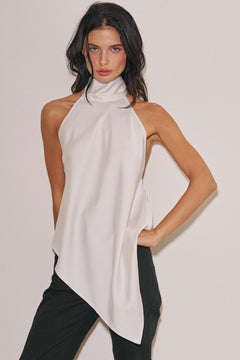 Satin Halter Neck Top