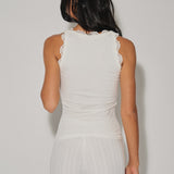 Lace Trim Tank Top