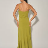 Long Draped Maxi Dress