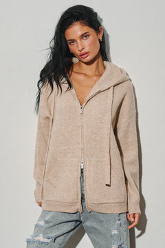Zip Up Hoodie Sweater