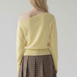 One Shoulder Knit Top