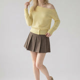 One Shoulder Knit Top