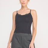 Cami Bralette With Eyelash Lace Trim