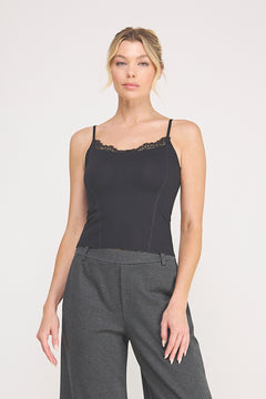 Cami Bralette With Eyelash Lace Trim