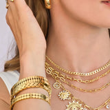 Thin Geometric Bangle