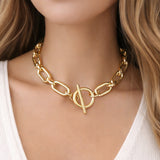 Paperclip Toggle Necklace