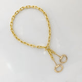 Horsebit Tassel Chain Necklace