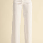 Just Black - Slim Palazzo Scissor Cut - Optic White, Women's Jean's Collection