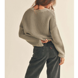 Round Neck Sweater Top