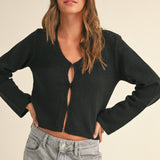 Tie Front Cardigan