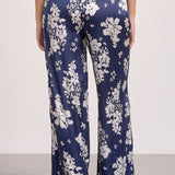 Satin Floral Pant
