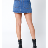 Mini Denim Skirt