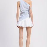 Shoulder Tunic Top - Baby Blue, Women's Tops Collection