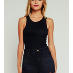 Muscle Tee - Black, Women's Tops Collection