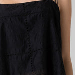 Silk Floral Cami Top and Pant Set - black, women's matching sets collection