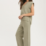 Sweater Pants - olive, womens pants/matching sets collection
