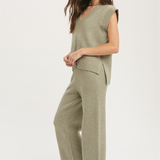 Sweater Pants - olive, womens pants/matching sets collection