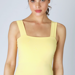 Square Tank - Lemon, Women's Tops Collection