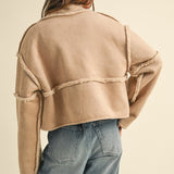 Faux Suede Sherpa Reversible Jacket