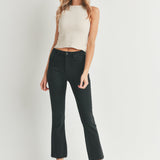 Just Black- HR Tonal Crop Flare