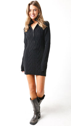 Zip Knit Dress