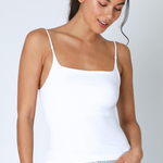 Square Cami - White, Women's Tops Collection