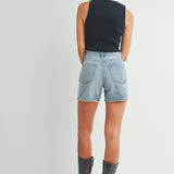 Just Black - Longer Length Short