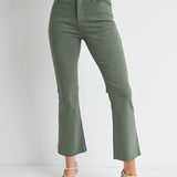 Just Black- HR Tonal Crop Flare