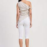 Shoulder Tunic Top - Taupe, Women's Tops Collection