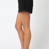 Denim Waistband Shorts