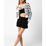 Striped Sweater Cardigan