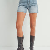 Just Black - Longer Length Short