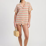 Oversized Crochet Button Up