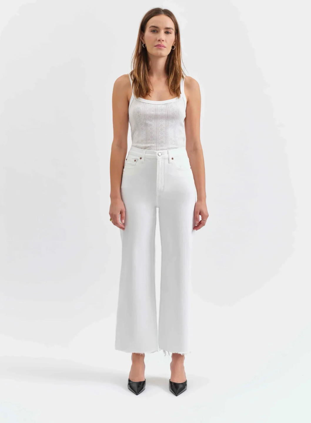 Daze - Pleaser Jean - high rise, white, womens jean collection