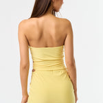 Tube Cut Out Dress With Starfish - Yellow, Women's Dresses Collection
