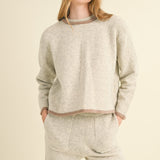 Open Detail Sweater Top