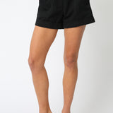 Denim Waistband Shorts