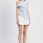 Shoulder Tunic Top - Baby Blue, Women's Tops Collection