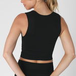 Square Neck Top - Black, Women's Tops Collection