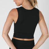 Square Neck Top - Black, Women's Tops Collection