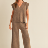 Sweater Pants - brown, womens pants/matching sets collection